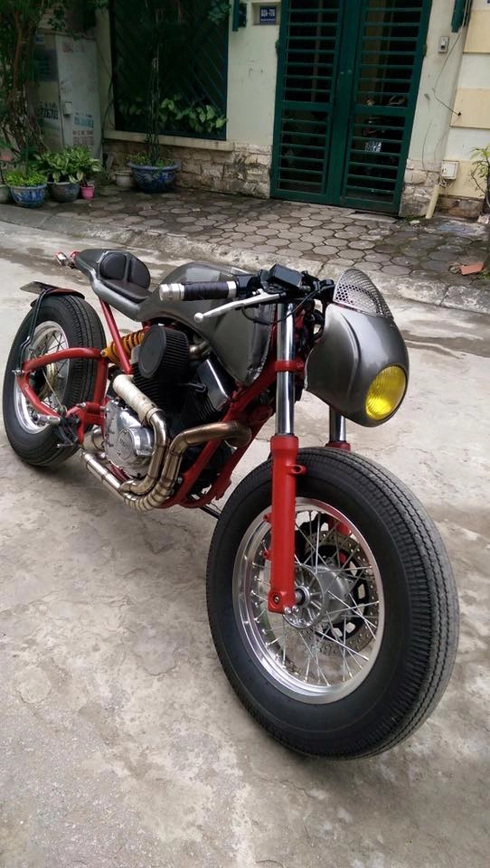 Yamaha vigo 250 cafe racer cực độc - 10