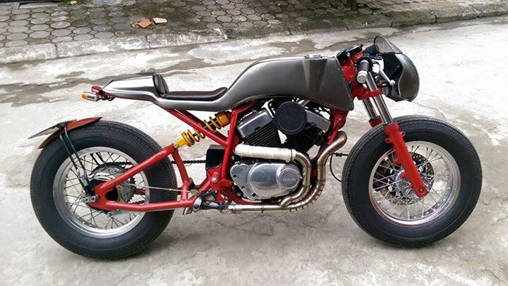 Yamaha vigo 250 cafe racer cực độc - 2