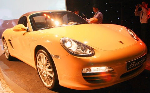  bộ đôi porsche boxster-cayman 2009 xuất hiện tại sài gòn - 1