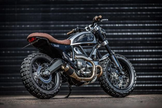 Ducati scrambler siêu ngầu trong bản độ bánh to cực chất - 5