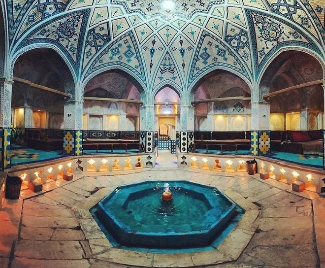 Nhà tắm công cộng tráng lệ nhất iran - 1