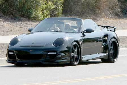  porsche 911 turbo toàn đen của david beckham - 1