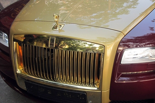  rolls-royce ghost mạ vàng - 2