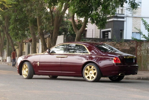  rolls-royce ghost mạ vàng - 4