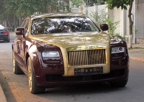  rolls-royce ghost mạ vàng độc nhất việt nam - 2