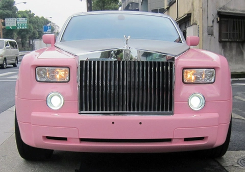  rolls-royce phantom diện cánh hồng - 1