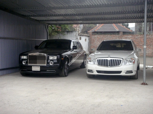  rolls-royce phantom in rồng về ninh bình - 1