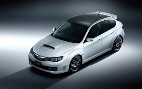  subaru impreza với nóc bằng sợi carbon - 1