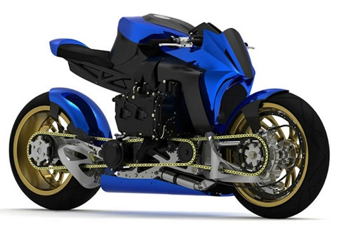  kickboxer awd - thiết kế môtô dẫn động hai bánh - 1