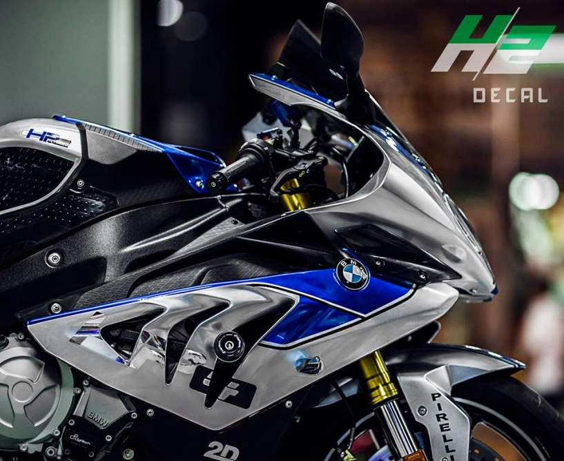 Siêu phẩm bmw s1000rr trong màu áo đấu đậm chất hp4 - 3