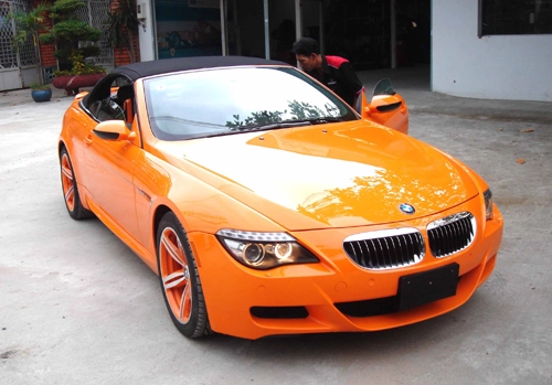  bmw m6 mui trần độ chói chang ở sài gòn - 2