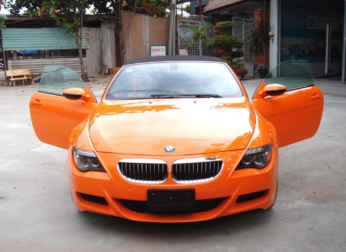  bmw m6 mui trần màu cam - 6