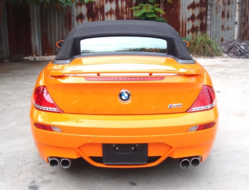  bmw m6 mui trần màu cam - 7