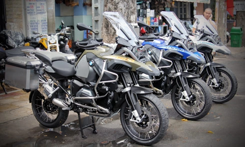  bộ ba bmw r1200 gsa 2014 đầu tiên tại việt nam - 1