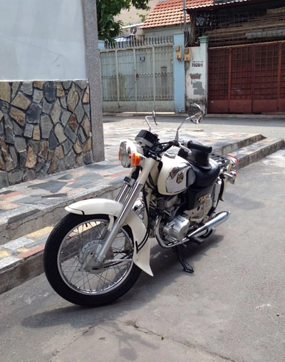  honda benly cd125t màu trắng ở sài gòn - 2