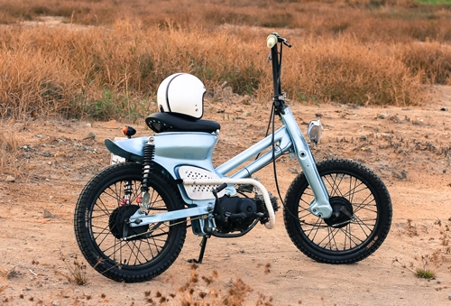  honda cub bobber độc đáo của sinh viên việt - 2