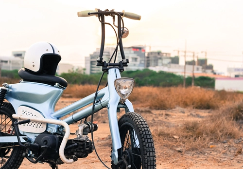  honda cub bobber độc đáo của sinh viên việt - 6