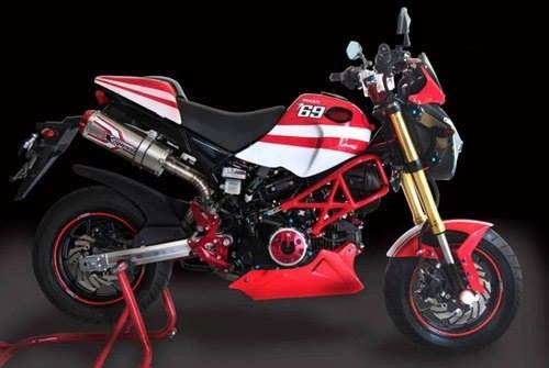  honda grom biến thành ducati - 1