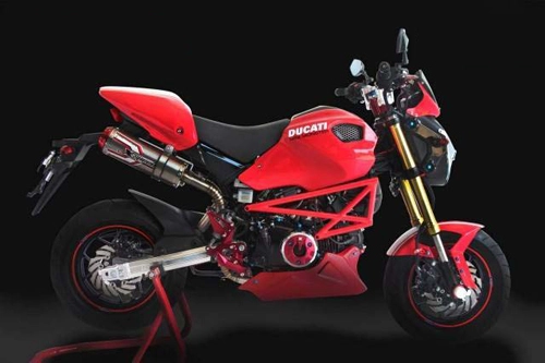  honda grom biến thành ducati - 2