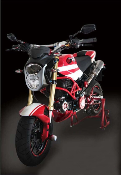  honda grom biến thành ducati - 3