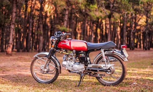  honda ss50 độ phá cách của biker gia lai - 1