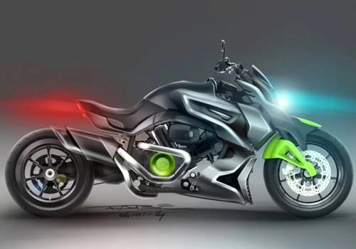  hyosung st7 cruiser concept - xe hàn tham vọng đấu ducati - 1