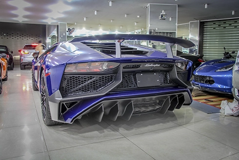  lamborghini aventador sv màu xanh độc nhất tại việt nam - 2