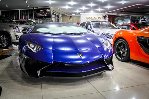  lamborghini aventador sv màu xanh độc nhất tại việt nam - 3