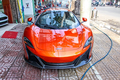  siêu xe mclaren 650s mui trần của đại gia sài gòn - 1