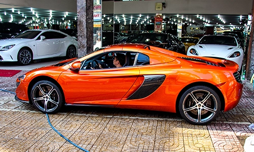  siêu xe mclaren 650s mui trần của đại gia sài gòn - 2