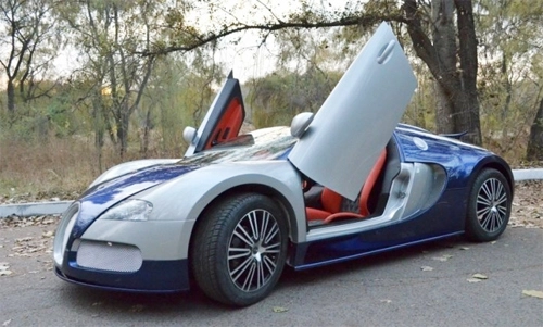  tự chế bugatti veyron cửa cắt kéo - 3