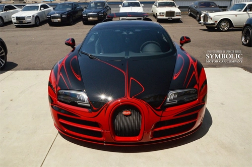  veyron grand sport vitesse lor rouge ở san diego - 6