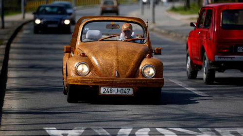  volkswagen beetle bọc gỗ - 5