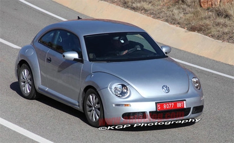  volkswagen new beetle 2012 lộ diện trên đường thử - 1