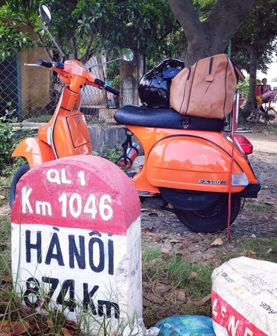  xe vespa từ hà nội chạy vào sài gòn - 4