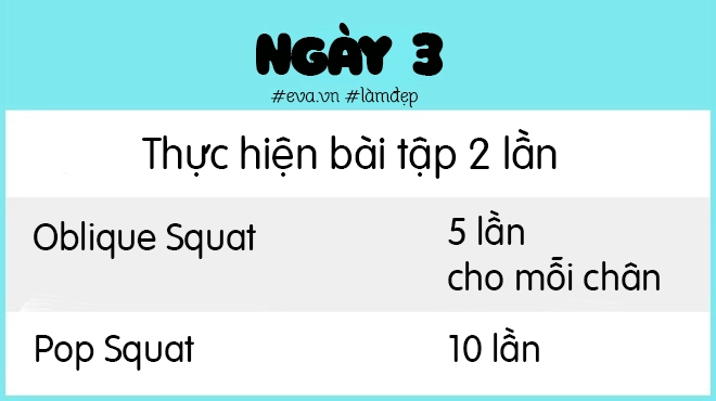 Bỏ ra 15 phút mỗi ngày cho bài tập này có ngay vòng 3 và cơ chân săn chắc quyến rũ - 15