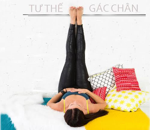 gác chân lên tường - nghe đơn giản nhưng đây chính là tư thế yoga dành cô nàng lười biếng - 2