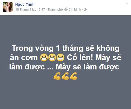 Sau khi tăng cân quá mức cuối cùng ngọc trinh đã sớm lấy lại vòng eo 56cm - 3