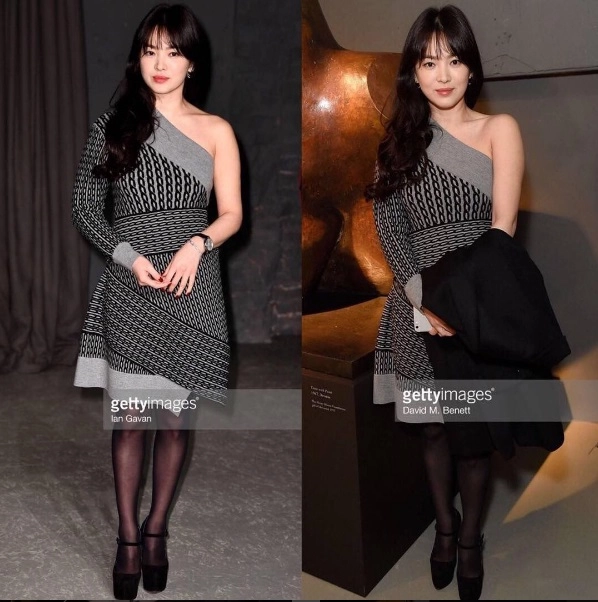 Song hye kyo khiến fan phát sốt vì hiếm hoi mặc hở - 4