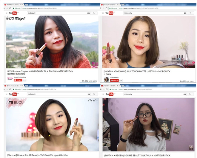 Thỏi son hot nhất năm 2017 son cầu hôn - mebeauty silk touch matte lipstick - 7