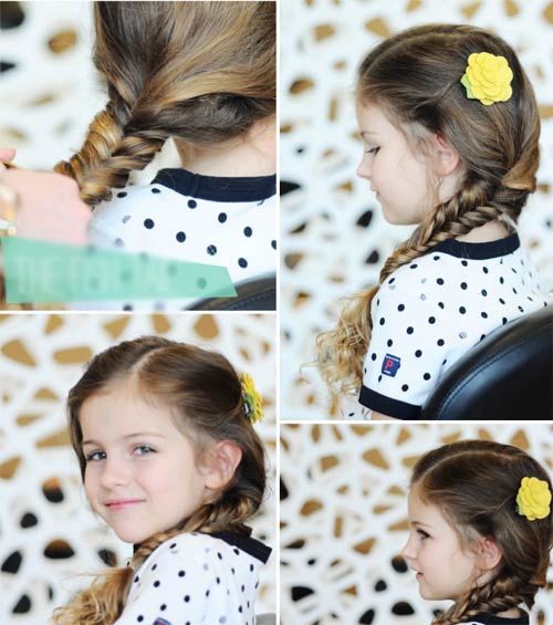 10 kiểu tóc tết cho bé gái mẹ chỉ mất 5 phút mỗi sáng mà con xinh lên bội phần - 3
