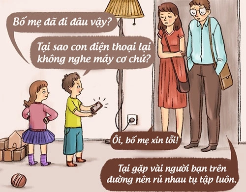 Bạn sẽ phải suy nghĩ lại cách dạy con của mình sau khi xem bộ tranh hài hước này - 1