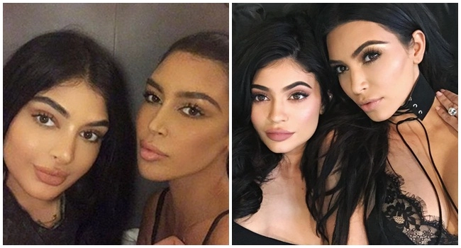 Cặp chị em khiến dân mạng hoang mang vì quá giống kim kardashian và kylie jenner - 1