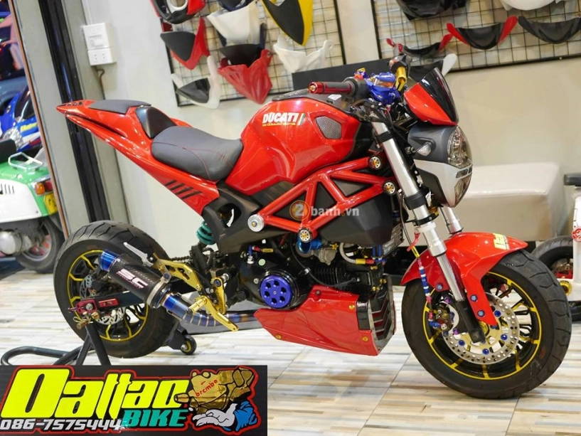 Ducati monster độ đầy ấn tượng trong phiên bản minibike - 1