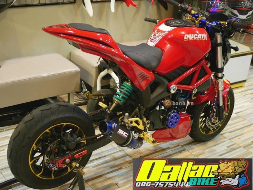 Ducati monster độ đầy ấn tượng trong phiên bản minibike - 5