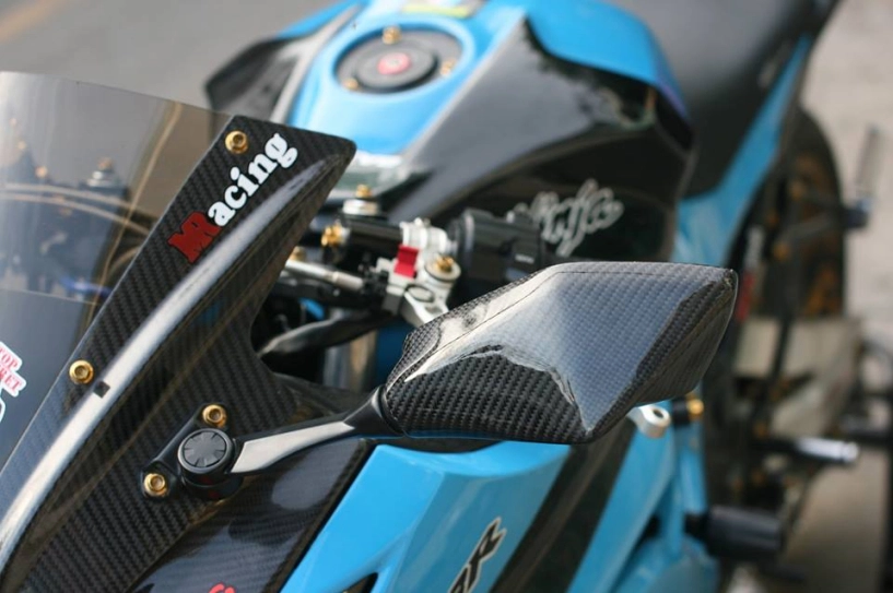 Kawasaki ninja 300 cực chất trong sắc xanh đầy nổi bật - 5