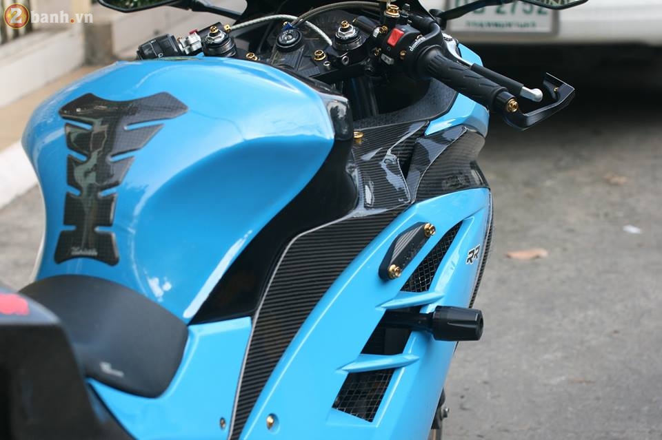 Kawasaki ninja 300 cực chất trong sắc xanh đầy nổi bật - 9