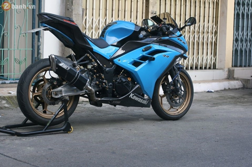 Kawasaki ninja 300 cực chất trong sắc xanh đầy nổi bật - 14