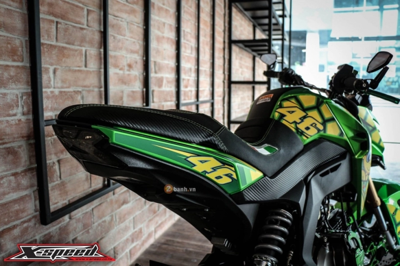 Kawasaki z125 đầy cá tính trong bộ cánh chú rùa - 6