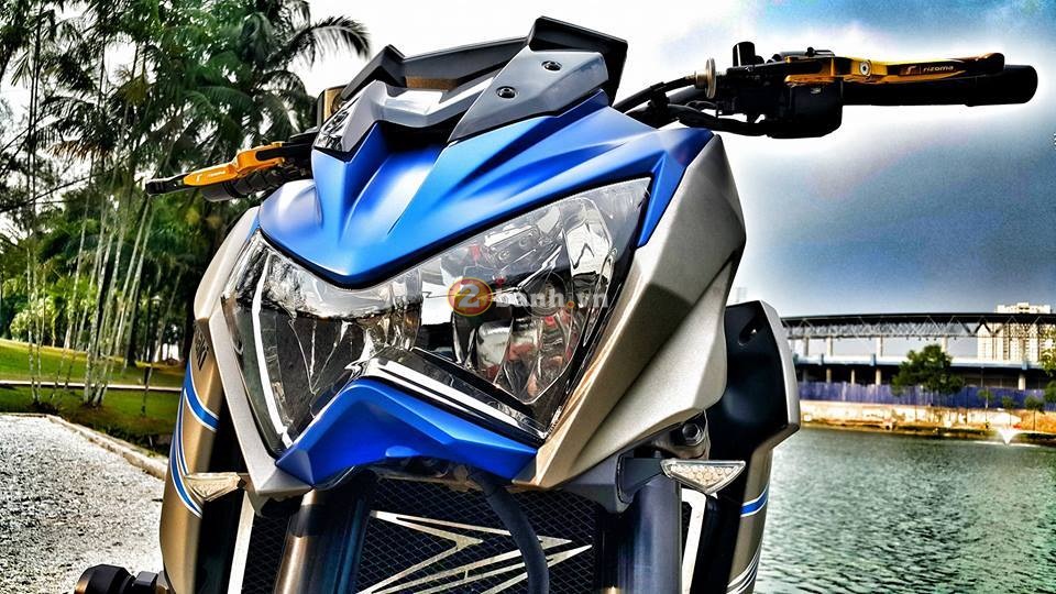 Kawasaki z800 matte grey-blue oceankhi sắc màu lên tiếng - 1